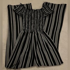 Black and White Romper